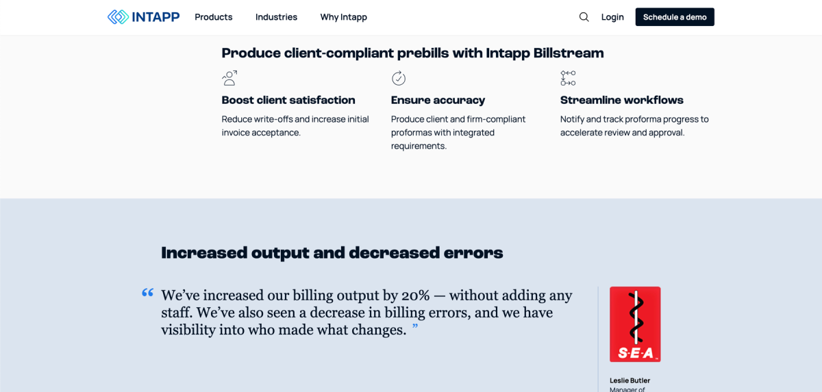 Intapp Intapp screenshot