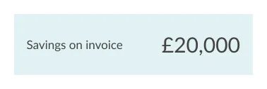 Invoicing - Savings