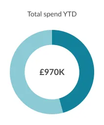 Reports - Total spend YTD