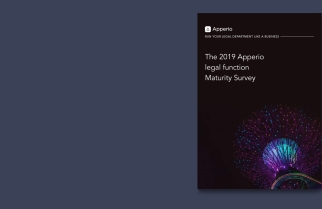 The 2019 Apperio legal function maturity survey