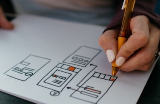 UX wireframes