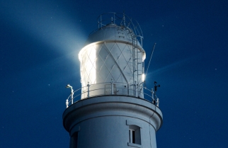 Lighthouse at night