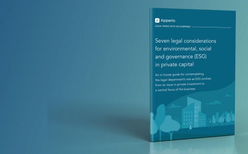 Seven legal considerations for environmental, social and governance (ESG) in private capital