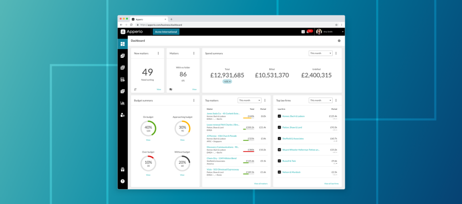 3 unique ways corporate legal is using Apperio to control costs